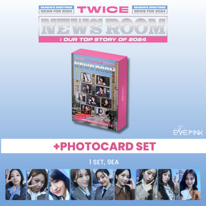 TWICE (트와이스) - 2024 SEASON’S GREETINGS [TWICE NEWS ROOM] (+ PHOTOCARD SET)