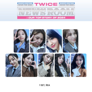 TWICE (트와이스) - 2024 SEASON’S GREETINGS [TWICE NEWS ROOM] (+ PHOTOCARD SET)