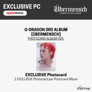 G-DRAGON (지드래곤) 3RD ALBUM - [Übermensch] (PHOTOCARD ALBUM Ver. +EXCLUSIVE PHOTOCARD)