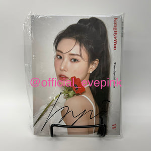 [AUTOGRAPHED] KANG HYEWON (강혜원) - Winter Special Album “W” - EVE PINK K-POP