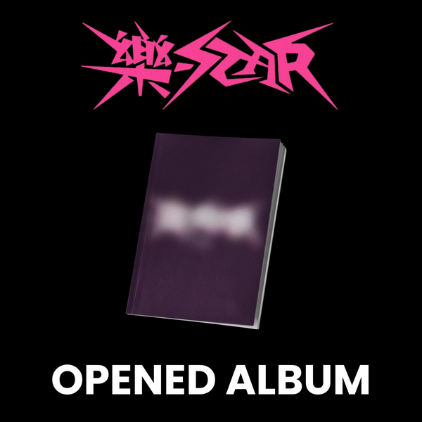 STRAY KIDS (스트레이키즈) ALBUM - [樂-STAR] ((LIMITED STAR VER. : OPENED ALBUM) (B PHOTOCARD VER. + EXCLUSIVE PHOTOCARD)