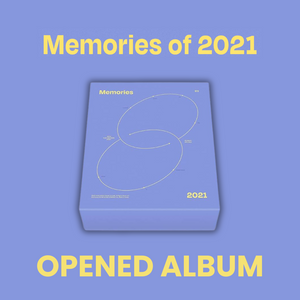 BTS (방탄소년단) - [MEMORIES OF 2021] (Blu-ray Ver. : OPENED ALBUM) - EVE PINK K-POP