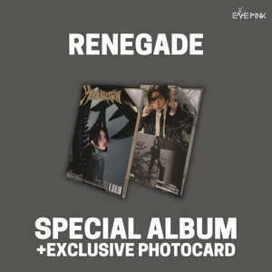 LUCAS (루카스) 1ST SINGLE ALBUM - [Renegade] (Photo Book Ver. + EXCLUSIVE PHOTOCARD) - EVE PINK K-POP