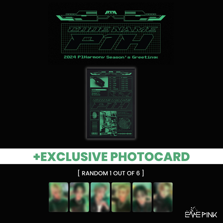 [PRE-ORDER] P1HARMONY (피원하모니) - 2024 SEASON’S GREETINGS [CODE NAME P1H] (+EXCLUSIVE PHOTOCARD)