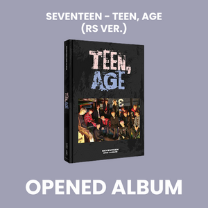 SEVENTEEN (세븐틴) 2ND ALBUM - [TEEN, AGE] (RE-RELEASE) (RS VER. : OPENED ALBUM) - EVE PINK K-POP