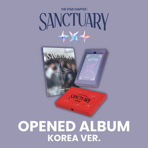(KOR VER.) TXT (투모로우바이투게더) ALBUM - [THE STAR CHAPTER : SANCTUARY] (PHOTOBOOK VER. : OPENED ALBUM)