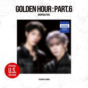 [PRE-ORDER] (U.S. VER.) ATEEZ (에이티즈) 15th Mini Album - [GOLDEN HOUR : Part.6] (Unit Digipack Ver. + Unit Digipack Exclusive Photocard) (Random)