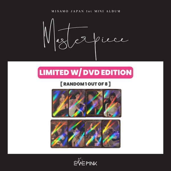 TWICE (MISAMO) JAPAN 1ST MINI ALBUM - [Masterpiece] (w/DVD, Limited Edition +HOLOGRAM PHOTOCARD)