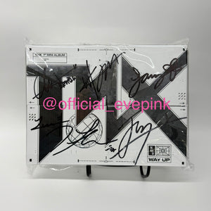 [AUTOGRAPHED] TNX (티엔엑스) 1ST MINI ALBUM - [WAY UP] - EVE PINK K-POP