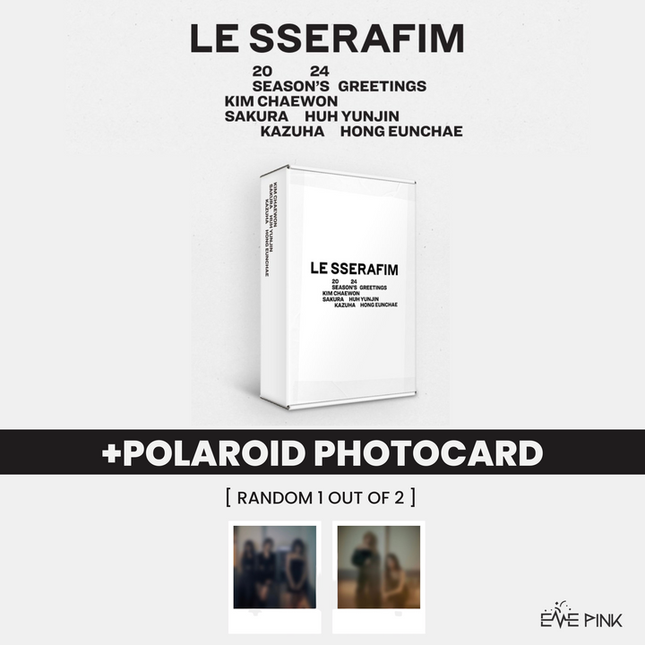 [PRE-ORDER] LE SSERAFIM (르세라핌) - 2024 SEASON’S GREETINGS (+POB)