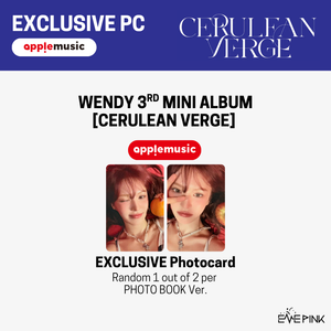 WENDY (웬디) 3rd Mini Album - [Cerulean Verge] (Photo Book Ver. +EXCLUSIVE PHOTOCARD) - EVE PINK K-POP