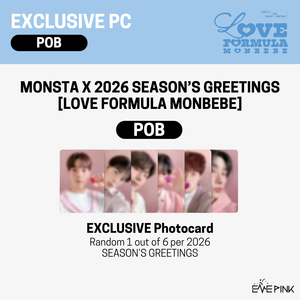 [PRE-ORDER] MONSTA X (몬스타엑스) - 2026 SEASON’S GREETINGS [LOVE FORMULA MONBEBE] (+POB)