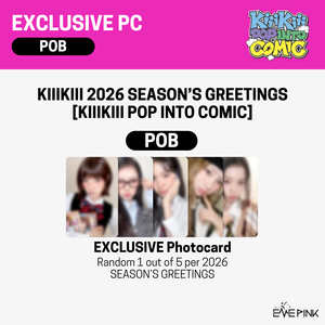 [PRE-ORDER] KiiiKiii (키키) - 2026 SEASON’S GREETINGS [KiiiKiii POP INTO COMIC] (+POB)