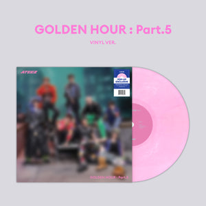 [PRE-ORDER] (U.S. VER.) ATEEZ (에이티즈) 14th Mini Album - [GOLDEN HOUR : PART.5] (VINYL VER. + POP-UP EXCLUSIVE)