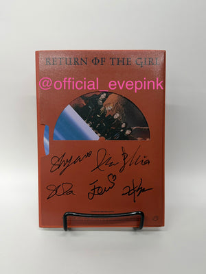 [AUTOGRAPHED] EVERGLOW (에버글로우) ALBUM - [RETURN OF THE GIRL] (BIKER VER) - EVE PINK K-POP