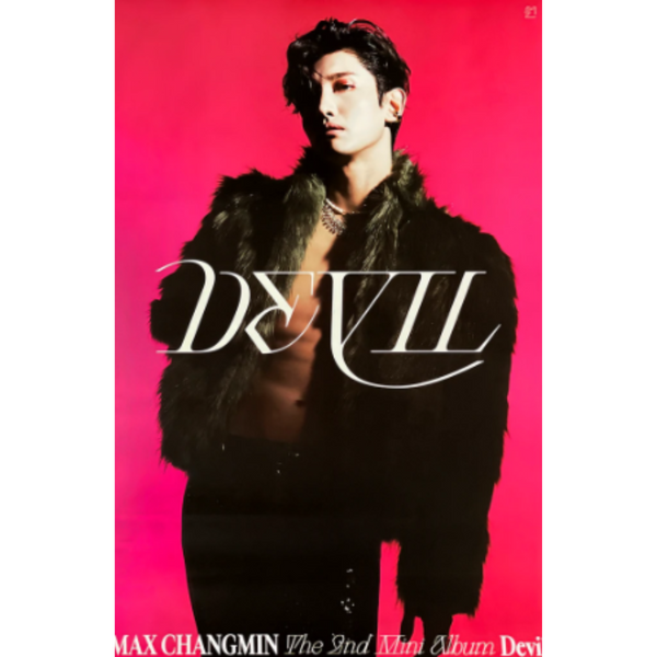TVXQ MAX - DEVIL (RED VER) OFFICIAL POSTER