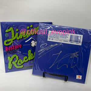 [AUTOGRAPHED] ASTRO JINJIN & ROCKY (진진 & 라키) 1ST MINI ALBUM - [Restore] - EVE PINK K-POP