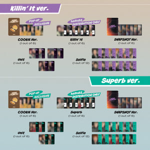 (U.S. VER.) P1HARMONY 1ST ALBUM - [KILLIN' IT] (BOX SET VER. + POP-UP EXCLUSIVE PHOTOCARD)