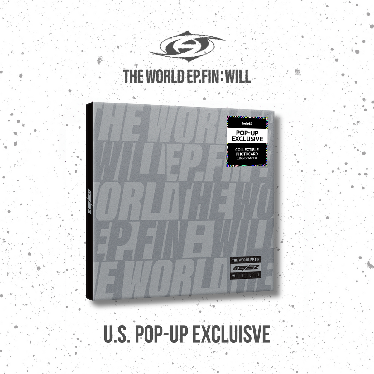 U.S. VER.) ATEEZ ALBUM - [THE WORLD EP.FIN : WILL] (DIGIPAK VER. + PO
