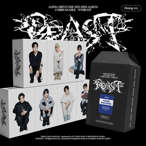 [PRE-ORDER] (U.S. VER.) ALPHA DRIVE ONE (알파드라이브원) 2nd Mini Album - [UNBREAKABLE : 少年BEAST] (Hissing Ver. + hello82 Exclusive)