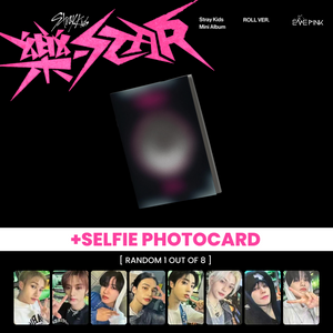 STRAY KIDS (스트레이키즈) ALBUM - [樂-STAR] (ROCK/ROLL VER.) (+SELFIE PHOTOCARD)