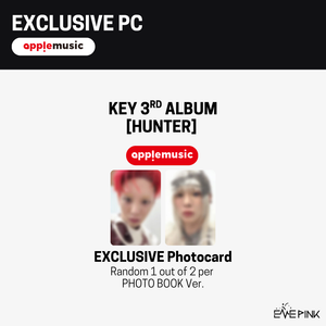 KEY (키) 3rd Album - [HUNTER] (Photobook/ARCHIVE Ver. +EXCLUSIVE PHOTOCARD)