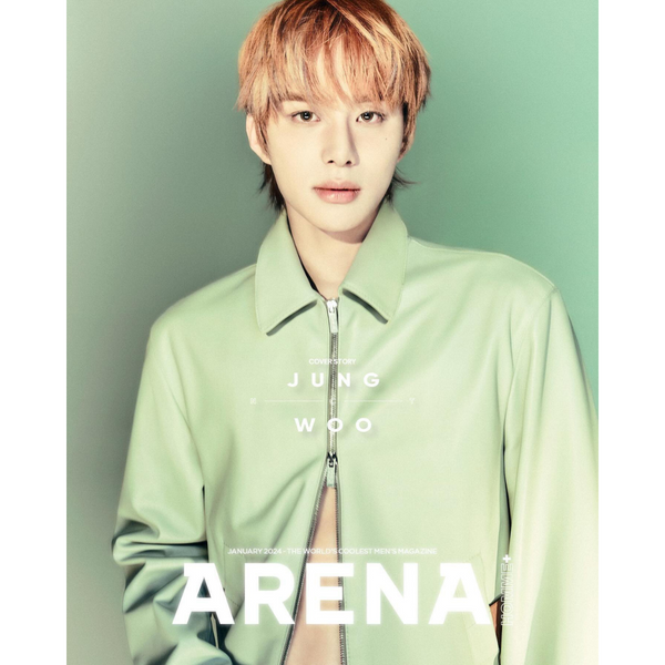 ARENA HOMME+ (아레나 옴므 플러스) - JANUARY 2024 [COVER: JUNGWOO (NCT)]