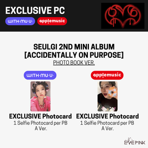 SEULGI (슬기) 2ND MINI ALBUM - [Accidentally On Purpose] (Photo Book Ver. +EXCLUSIVE PHOTOCARD)