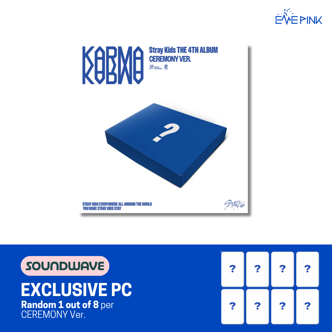 STRAY KIDS (스트레이 키즈) 4th Album - [KARMA] (+SOUND WAVE GIFT