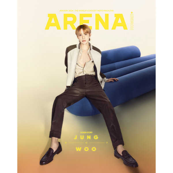 ARENA HOMME+ (아레나 옴므 플러스) - JANUARY 2024 [COVER: JUNGWOO (NCT)]