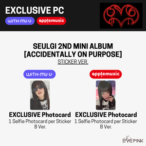 SEULGI (슬기) 2ND MINI ALBUM - [Accidentally On Purpose] (Sticker Ver. +EXCLUSIVE PHOTOCARD)