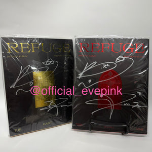 [AUTOGRAPHED] ASTRO MOONBIN & SANHA (문빈&산하) 2ND MINI ALBUM - [REFUGE] - EVE PINK K-POP