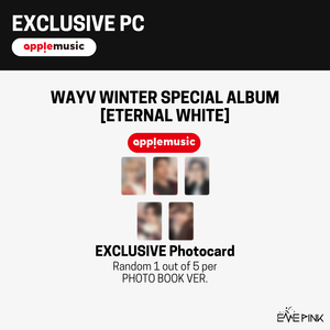 [PRE-ORDER] WAYV (웨이션브이) Winter Special Album - [白色定格 (Eternal White)] (Photo Book Ver. +EXCLUSIVE PHOTOCARD)