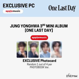 JUNG YONGHWA (정용화) 3rd Mini Album - [One Last Day] (PHOTO BOOK VER. +EXCLUSIVE PHOTOCARD)