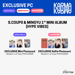 S.COUPS & MINGYU (SVT) 1st Mini Album - [HYPE VIBES] (Standard Ver. +EXCLUSIVE PHOTOCARD)