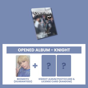 (U.S. VER.) TXT (투모로우바이투게더) ALBUM - [THE STAR CHAPTER : SANCTUARY] (KNIGHT VER. +hello82 EXCLUSIVE PHOTOCARD: OPENED ALBUM)