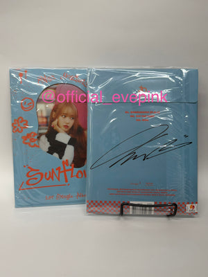 [AUTOGRAPHED] CHOI YOOJUNG (WEKI MEKI) 1ST SINGLE ALBUM - [Sunflower] (SWAG VER.) - EVE PINK K-POP
