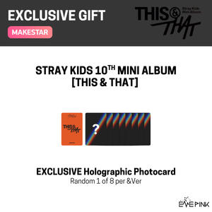 [PRE-ORDER] STRAY KIDS (스트레이 키즈) 10th Mini Album  - [THIS & THAT] (& VER. + EXCLUSIVE PHOTOCARD) - EVE PINK K-POP