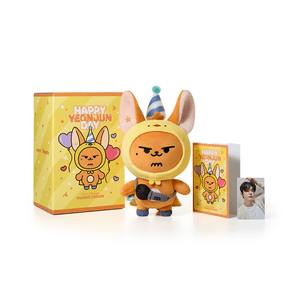 YEONJUN (TXT 연준) HEART MESSENGER OFFICIAL MD - [HWANG CHOON PLUSH SET] - EVE PINK K-POP