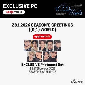 ZEROBASEONE (제로베이스원) - 2026 SEASON'S GREETINGS [(0_1) World] (+EXCLUSIVE PHOTOCARD SET)) - EVE PINK K-POP