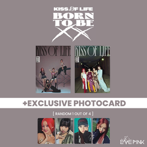 KISS OF LIFE (키스오브라이프) 2ND MINI ALBUM - [BORN TO BE XX] (+EXCLUSIVE PHOTOCARD)