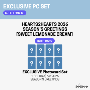 HEARTS2HEARTS - 2026 SEASON'S GREETINGS [Video Edition] (+ EXCLUSIVE PHOTOCARD SET) - EVE PINK K-POP