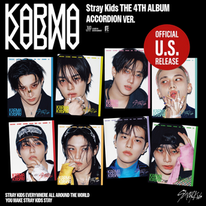 (U.S. VER.) STRAY KIDS (스트레이 키즈) 4th Album - [KARMA] (ACCORDION VER.)
