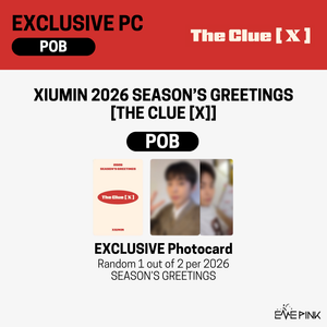 [PRE-ORDER] XIUMIN (시우민) - 2026 SEASON’S GREETINGS [The Clue [X]] (+POB)