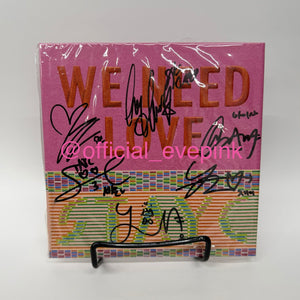 [AUTOGRAPHED] STAYC (스테이씨) 3RD SINGLE ALBUM - [WE NEED LOVE] (LOVE VER.) - EVE PINK K-POP