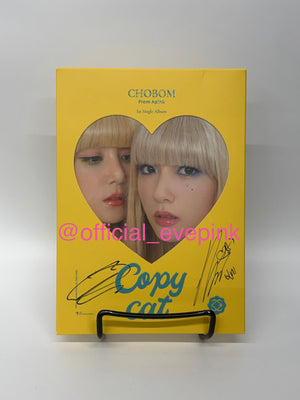 [AUTOGRAPHED] APINK CHOBOM (초봄) 1ST SINGLE ALBUM - [COPYCAT] (KITTY VER.) - EVE PINK K-POP