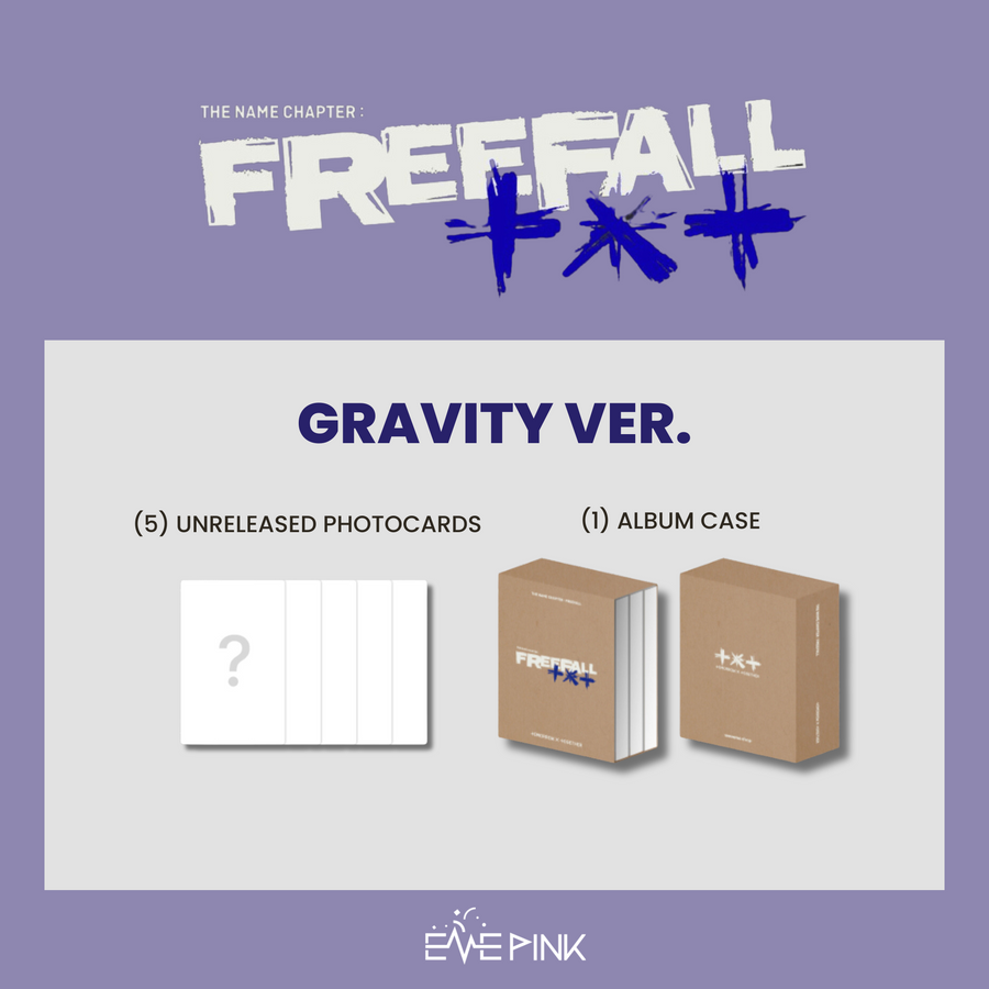 TXT (투모로우바이투게더) - THE NAME CHAPTER: FREEFALL (GRAVITY Ver. + WEVERSE G ...
