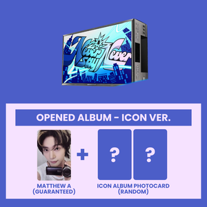 ZEROBASEONE (제로베이스원) 1st Full Album - [NEVER SAY NEVER] (PHOTOBOOK Ver.) (ICON VER. : OPENED ALBUM) - EVE PINK K-POP
