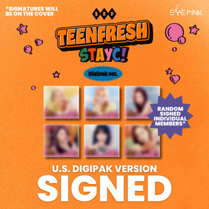 STAYC - TEEN FRESH +SIGNED album – EVE PINK K-POP STAYC - TEEN FRESH +SIGNED album – EVE PINK K-POP