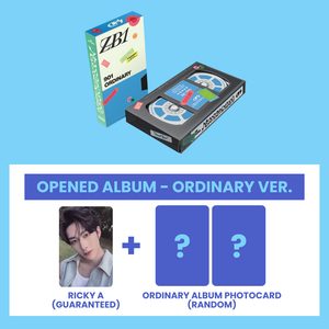 ZEROBASEONE (제로베이스원) 1st Full Album - [NEVER SAY NEVER] (PHOTOBOOK Ver.) (ORDINARY VER. : OPENED ALBUM)